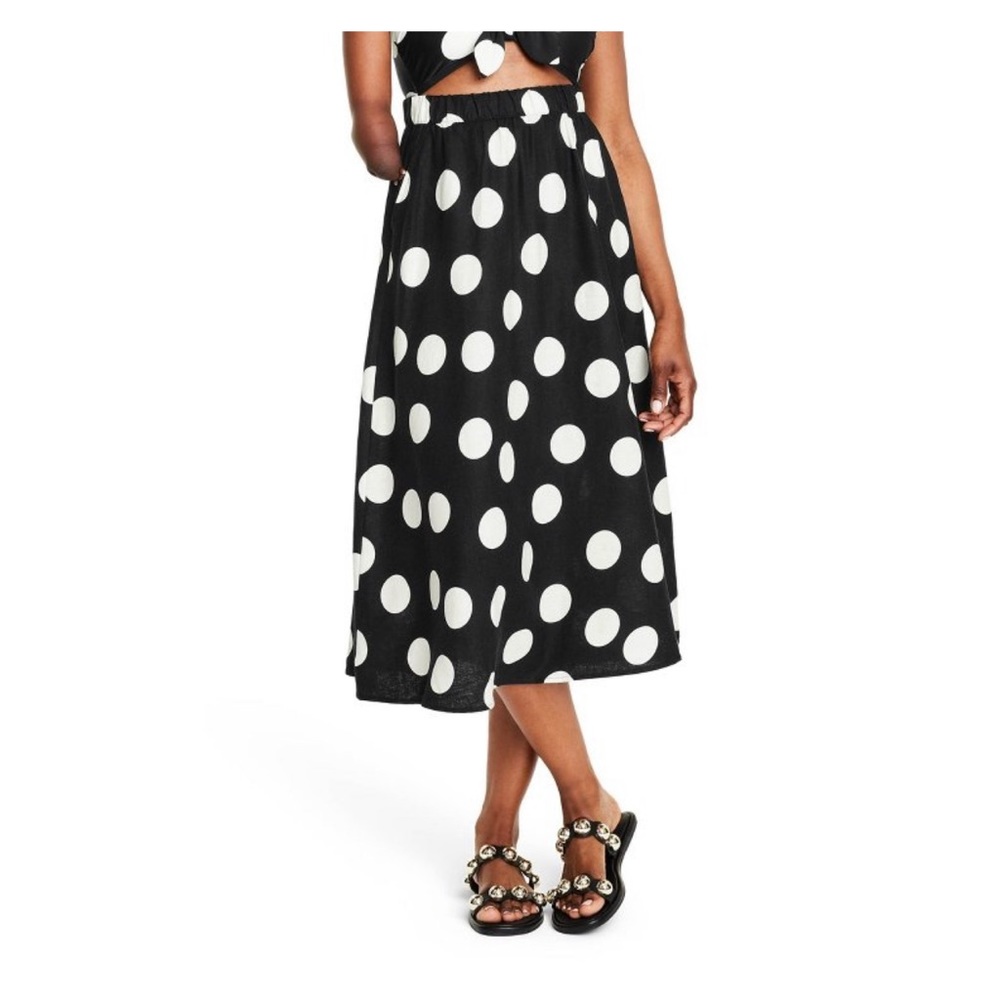 Tabitha Brown x Target Polka Dot Midi Skirt